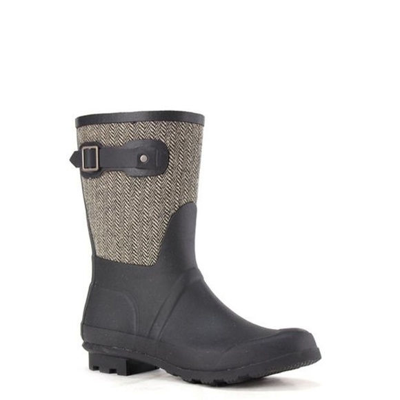 chooka herringbone rain boots